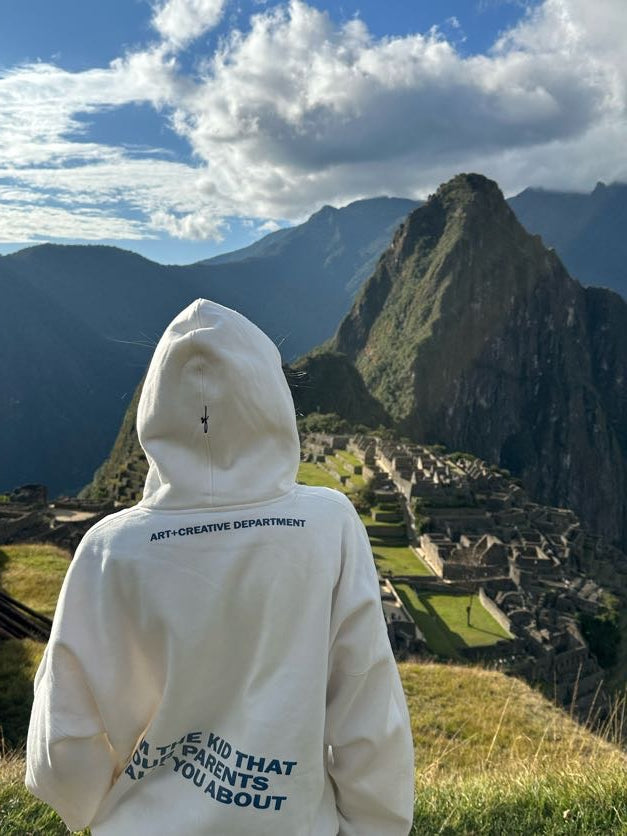 I´m The Kid White Hoodie