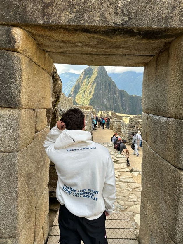 I´m The Kid White Hoodie