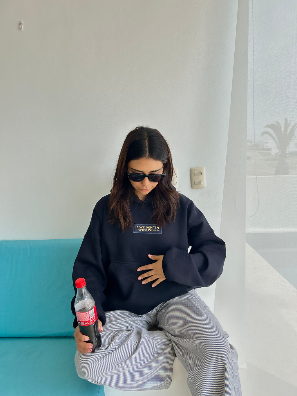 If We Don´t Blue Hoodie