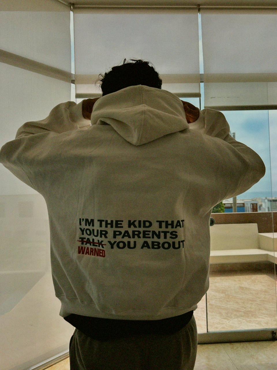 I´m The Kid White Hoodie